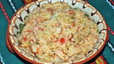 ризотто с беконом