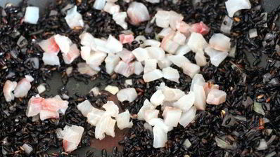 ризотто с белой рыбой венере