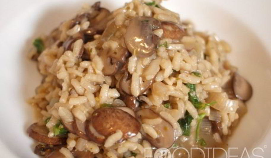 Рецепт ризотто с белыми грибами