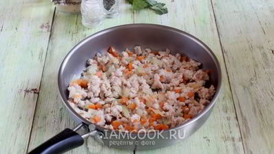 ризотто с фаршем