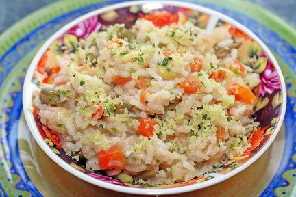 Ризотто с фасолью