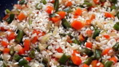 ризотто с фасолью