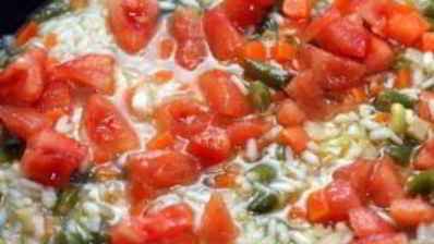 ризотто с фасолью