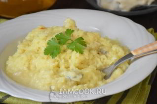 Ризотто с горгонзолой и шафраном