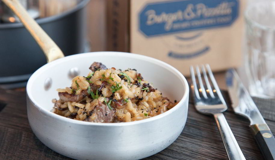 Рецепт ризотто с говядиной и вешенками