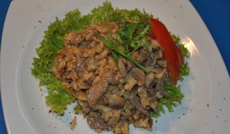 Рецепт ризотто с говядиной