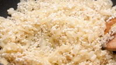 ризотто с гребешками