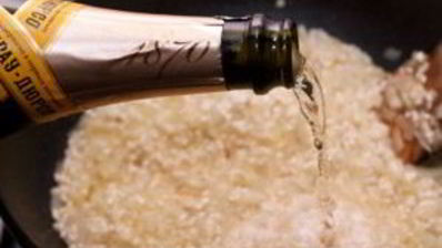 ризотто с гребешками