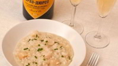 ризотто с гребешками