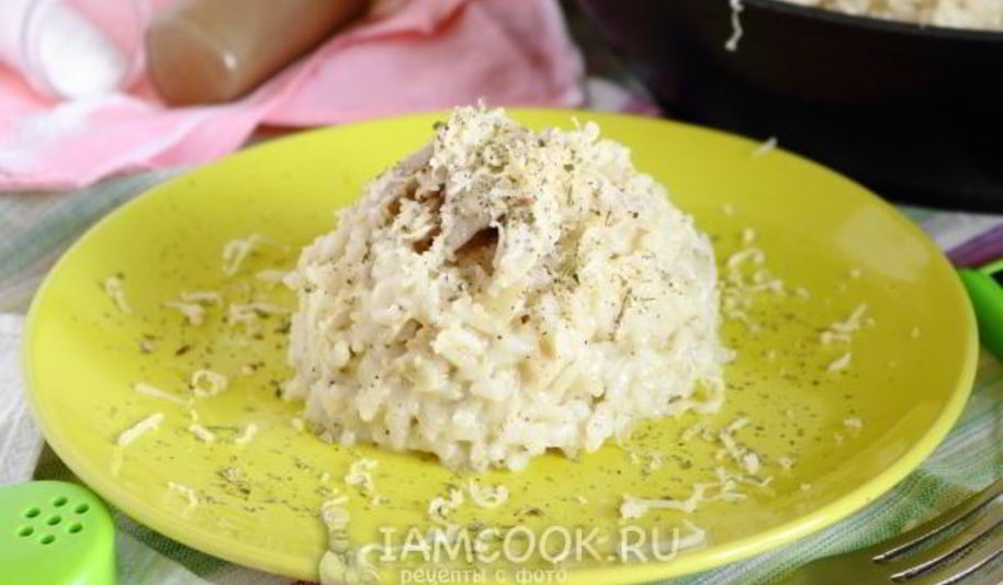 Рецепт ризотто с индейкой