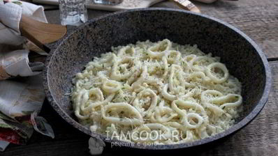 ризотто с кальмарами