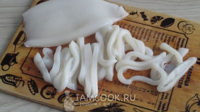 ризотто с кальмарами