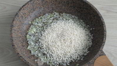 ризотто с кальмарами