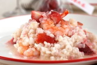 Ризотто с клубникой