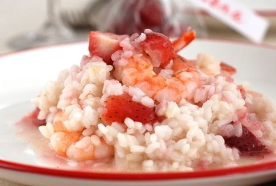 Ризотто с клубникой