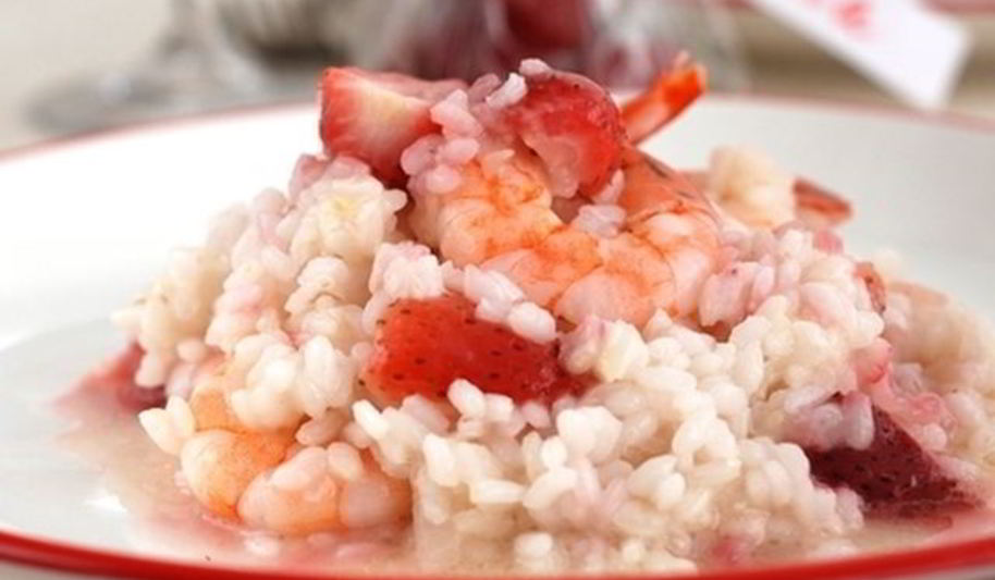 Рецепт ризотто с клубникой