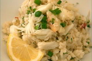 Ризотто с крабом