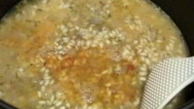 ризотто с крабом