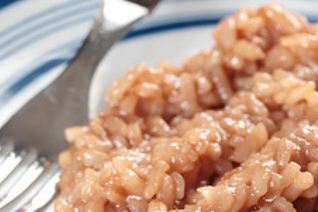 Ризотто с красным вином