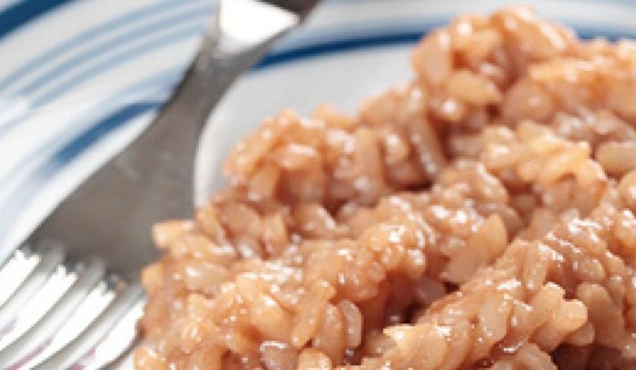 Рецепт ризотто с красным вином