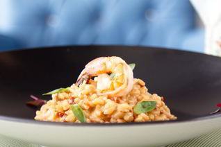 Ризотто с креветками