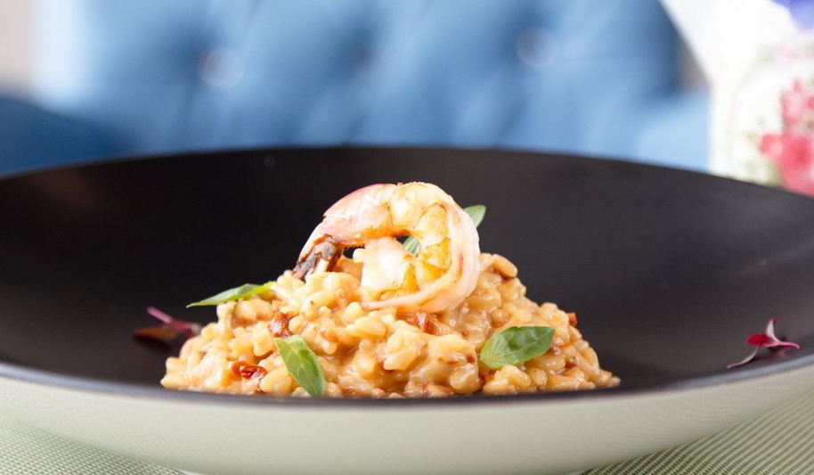 Рецепт ризотто с креветками