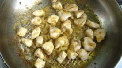 ризотто с курицей и грибами