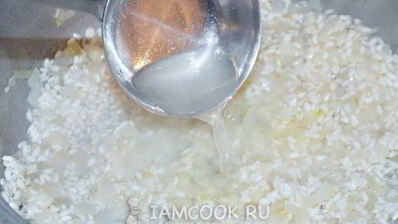 ризотто с курицей и пармезаном