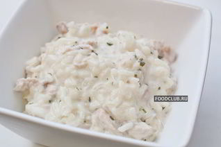 Ризотто с курицей в мультиварке