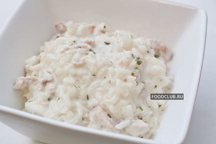 Ризотто с курицей в мультиварке