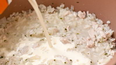 ризотто с курицей в мультиварке