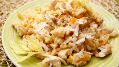 ризотто с курицей