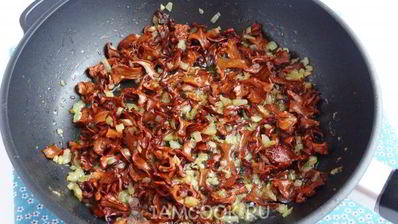 ризотто с лисичками