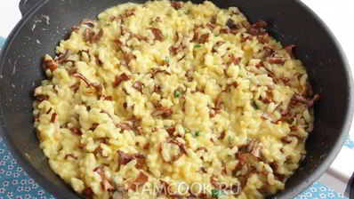 ризотто с лисичками