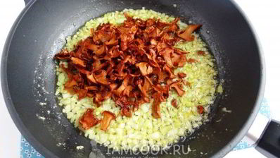 ризотто с лисичками