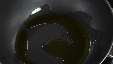 ризотто с морепродуктами и белыми грибами