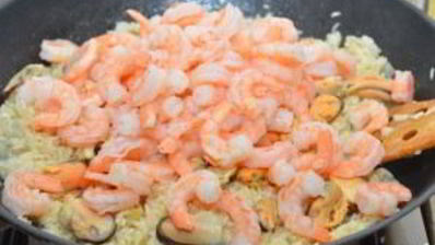 ризотто с морепродуктами