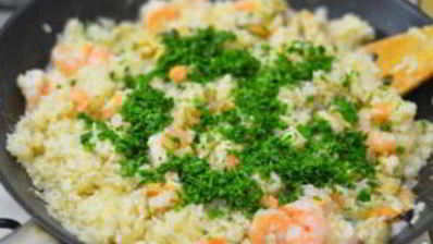 ризотто с морепродуктами