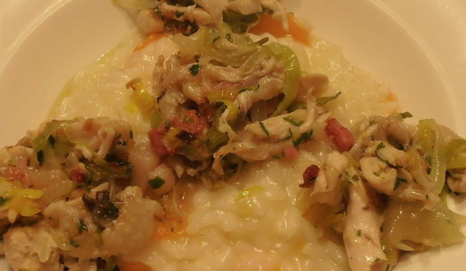 Рецепт ризотто с морковью и курицей