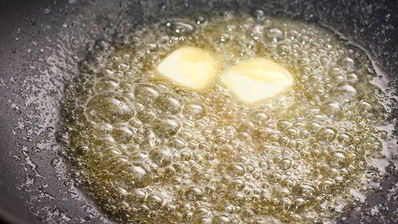 ризотто с морскими гребешками и шампанским