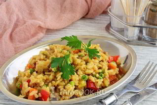 Ризотто с овощами