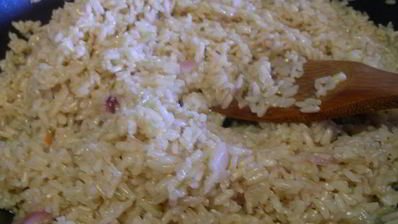 ризотто с помидорами и вялеными томатами