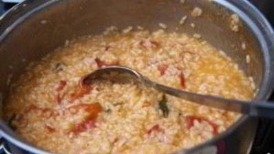 ризотто с помидорами