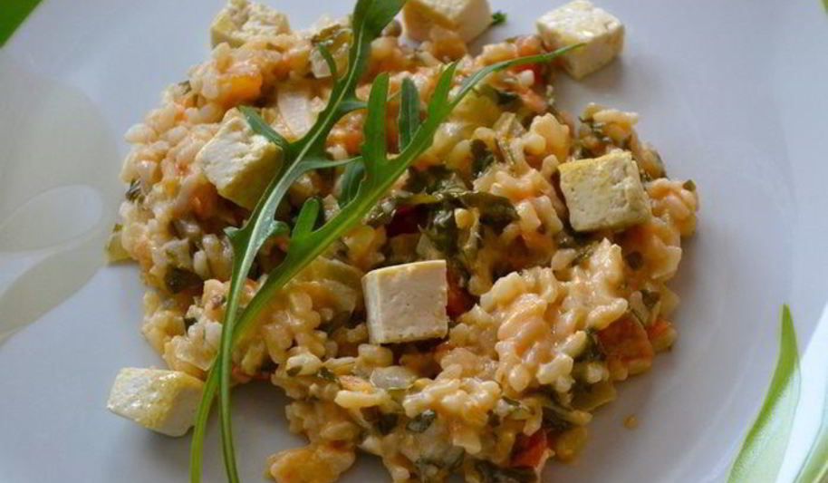 Рецепт ризотто с руколой