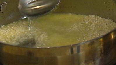 ризотто с семгой