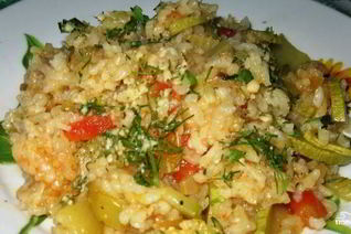 Ризотто с сыром Пармезан