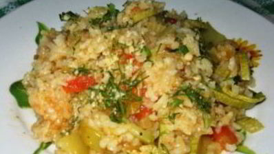 ризотто с сыром пармезан