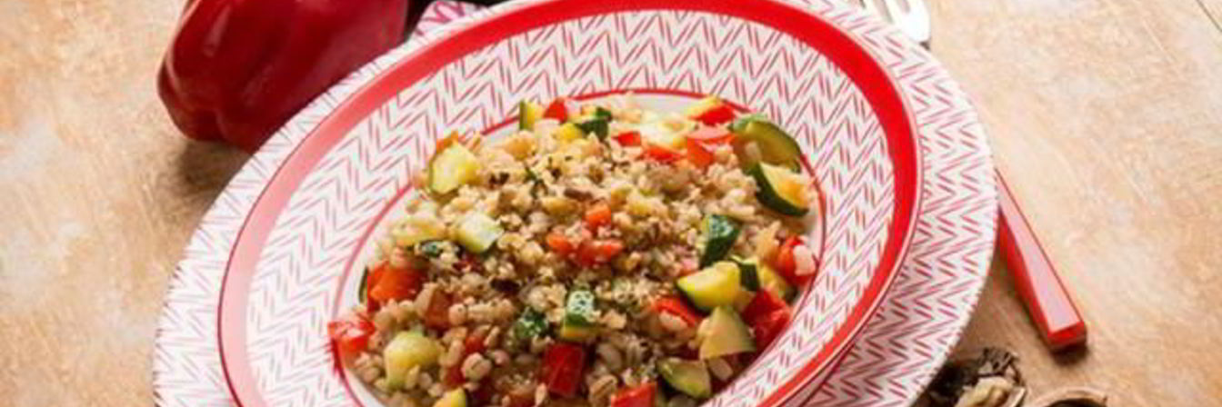 Ризотто с цуккини и перцем