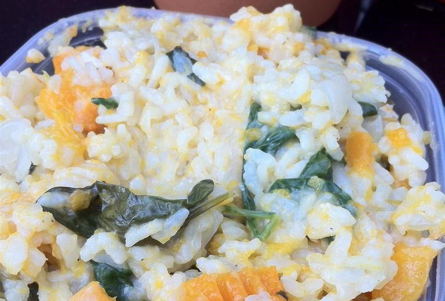 Ризотто с тыквой и фетой