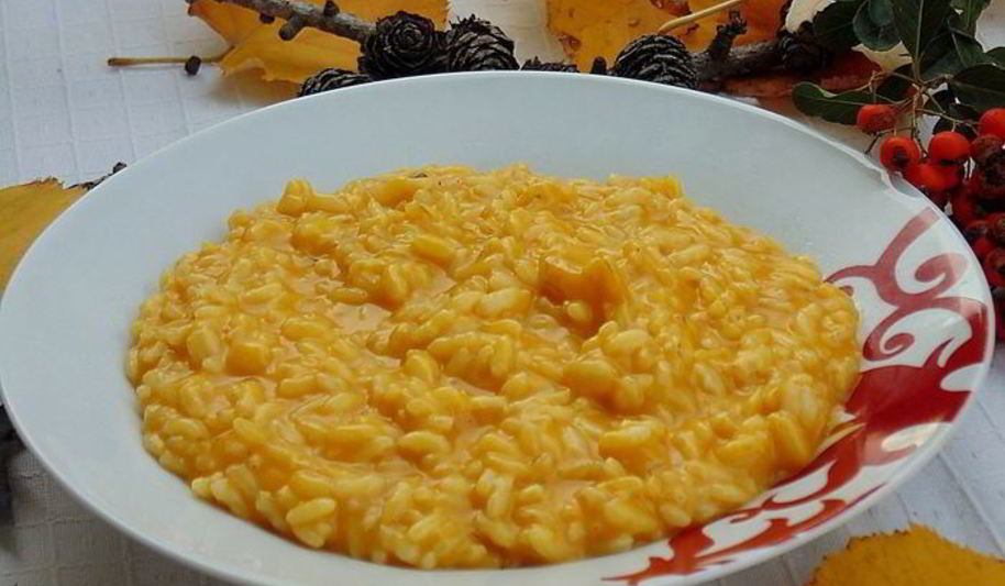 Рецепт ризотто с тыквой и сыром